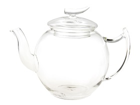 formsch�ne, bauchige Glaskanne